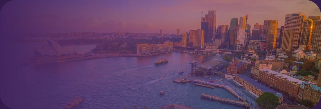 Sydney Harbour and skyline
