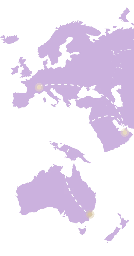 Network connecting Europe, the UAE and Australia
