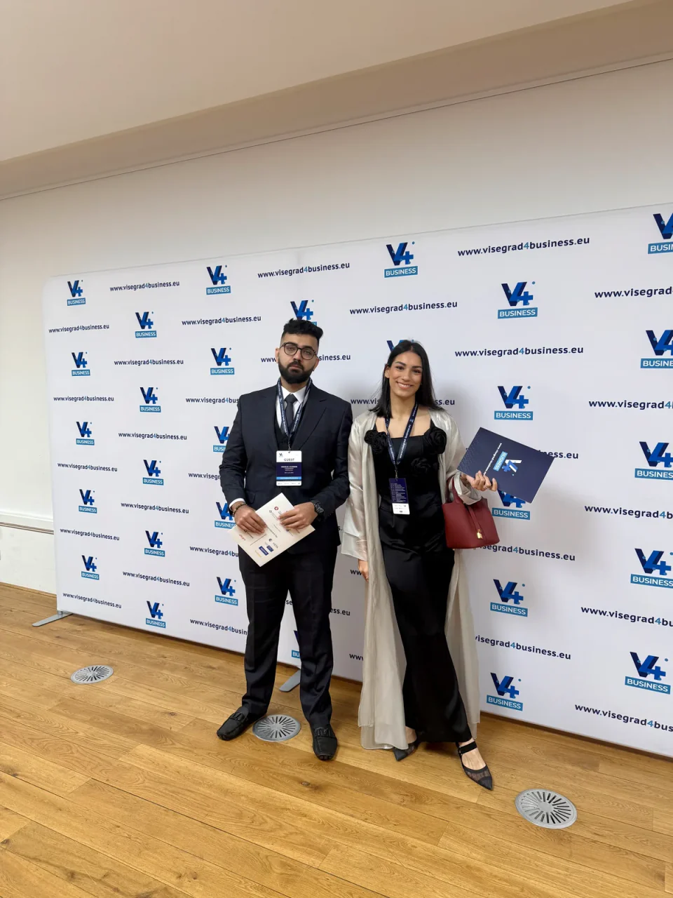 INREACH representatives attending a V4 business event